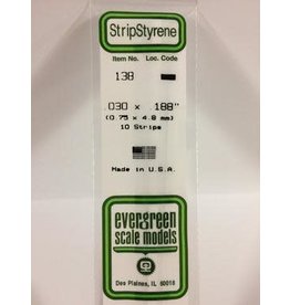 Evergreen STRIPS.030"X.188" (10/PK)