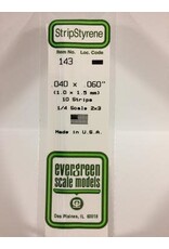Evergreen STRIPS.040"X.060" (10/PK)