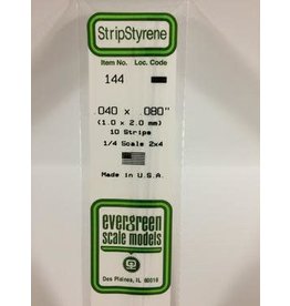 Evergreen STRIPS.040"X.080" (10/PK)