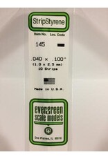 Evergreen STRIPS.040"X.100" (10/PK)