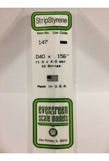 Evergreen STRIPS.040"X.156" (10/PK)