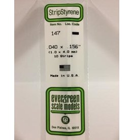 Evergreen STRIPS.040"X.156" (10/PK)