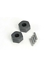 Traxxas Wheel hubs, hex (2)/ stub axle pins (2)