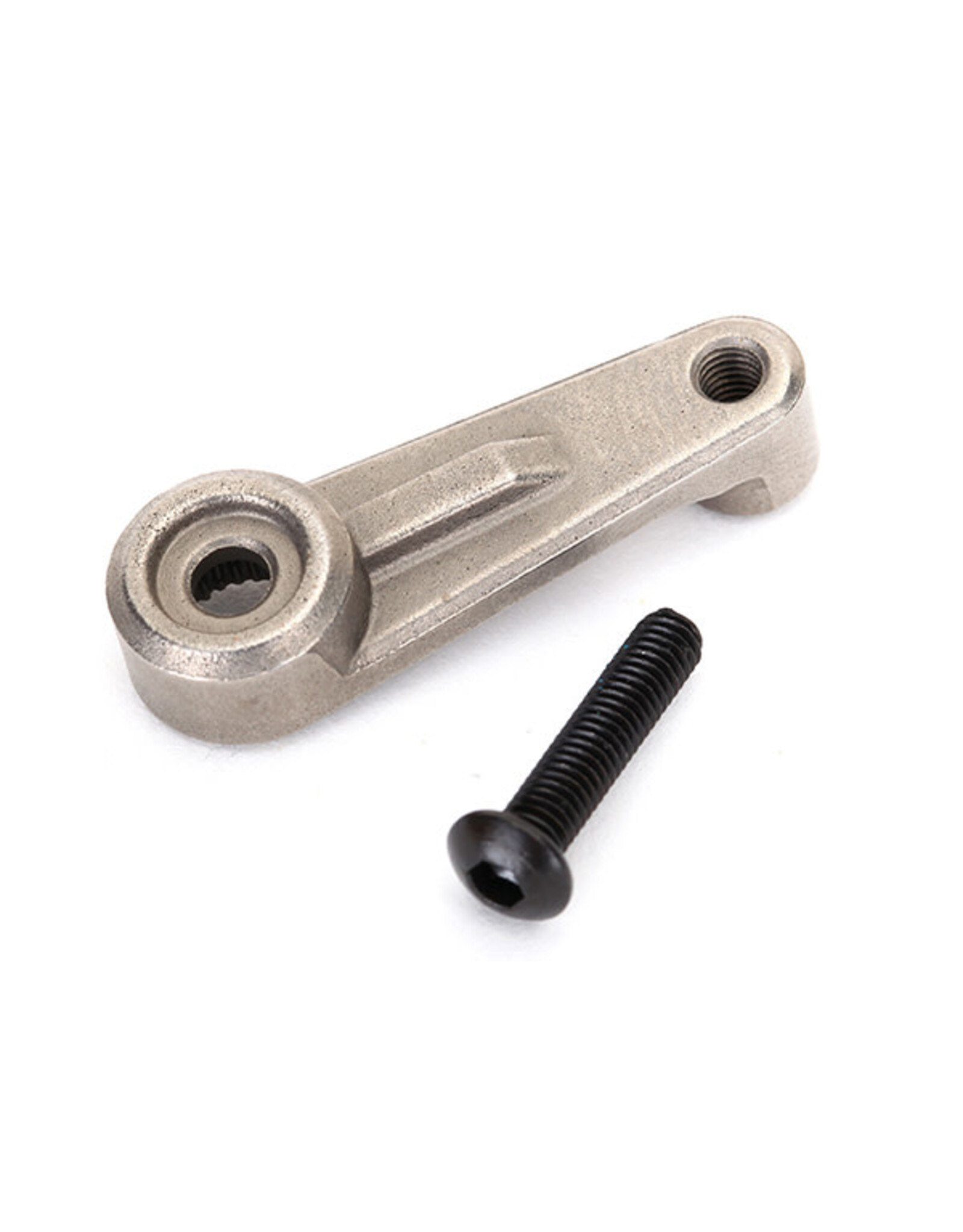 Traxxas Servo horn, steering, metal/ 3x14 BCS (1)