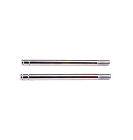 Traxxas Shock shafts, steel, chrome finish (long) (2)