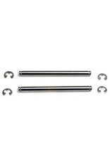 Traxxas Suspension Pins, 44mm, Chrome with E-Clips (2)