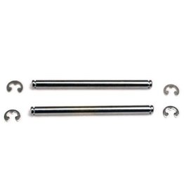 Traxxas Suspension Pins, 44mm, Chrome with E-Clips (2)