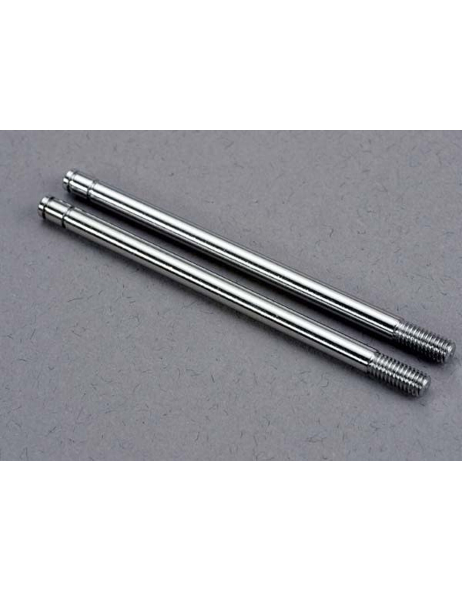 Traxxas Shock shafts, steel, chrome finish (xx-long) (2)