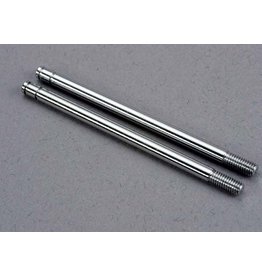 Traxxas Shock shafts, steel, chrome finish (xx-long) (2)