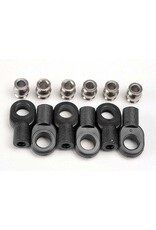 Traxxas Short Rod Ends With Hollow Balls (6)