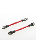 Traxxas 59mm Aluminum Turnbuckle Toe Link (Red) (2)