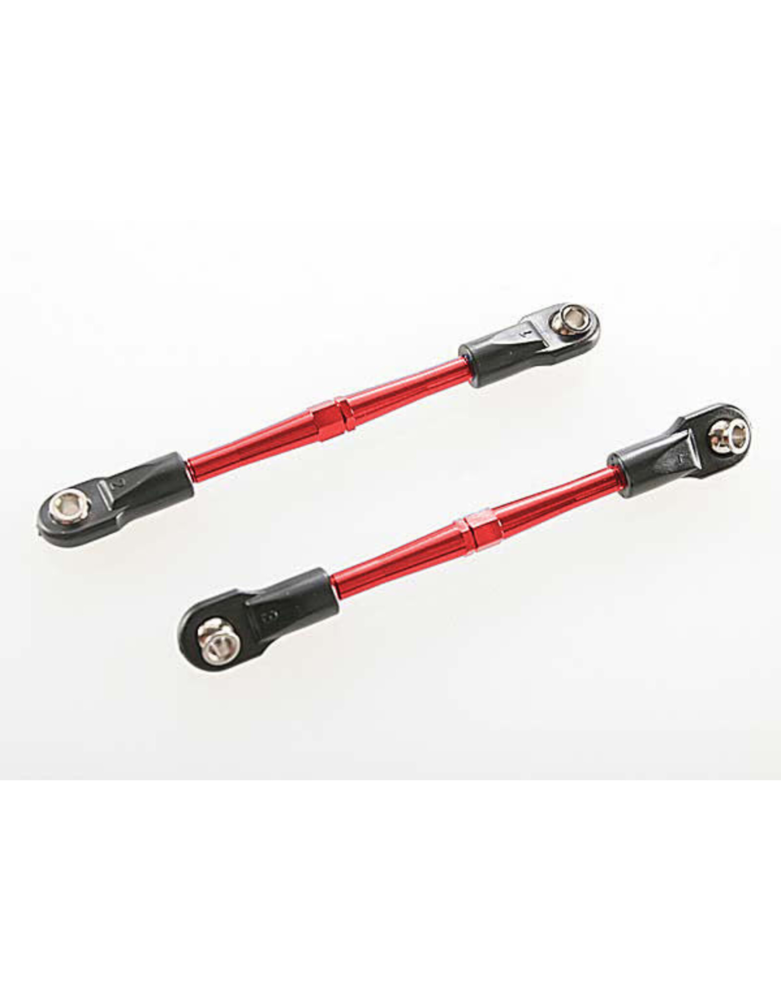 Traxxas 59mm Aluminum Turnbuckle Toe Link (Red) (2)