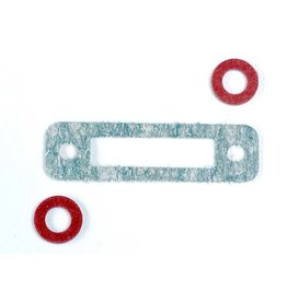 Traxxas Exhaust Header Gasket (1)/ Gaskets, Pressure Fitting (2)