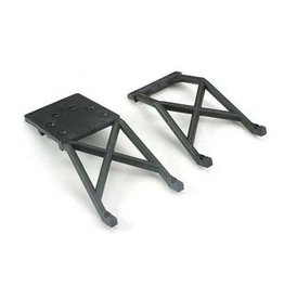 Traxxas Skid plates, front & rear (black)