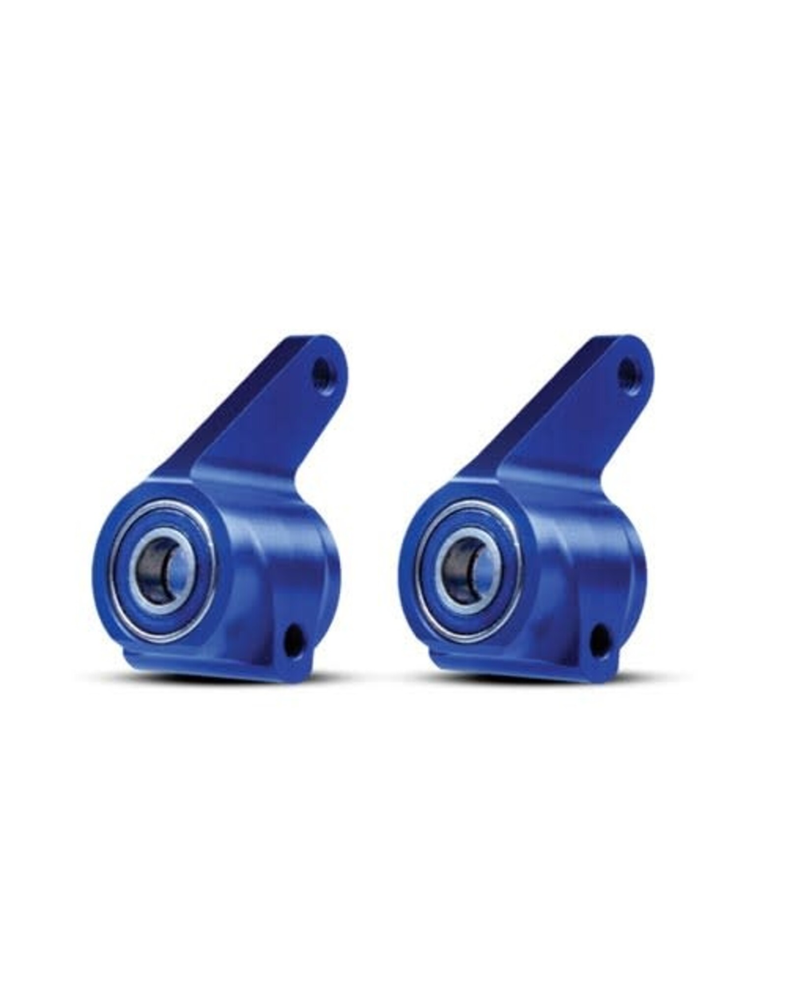 Traxxas Aluminum Steering Blocks w/Ball Bearings (Blue) (2)