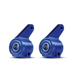 Traxxas Aluminum Steering Blocks w/Ball Bearings (Blue) (2)