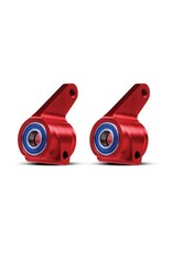 Traxxas Aluminum Steering Blocks w/Ball Bearings (Red) (2)