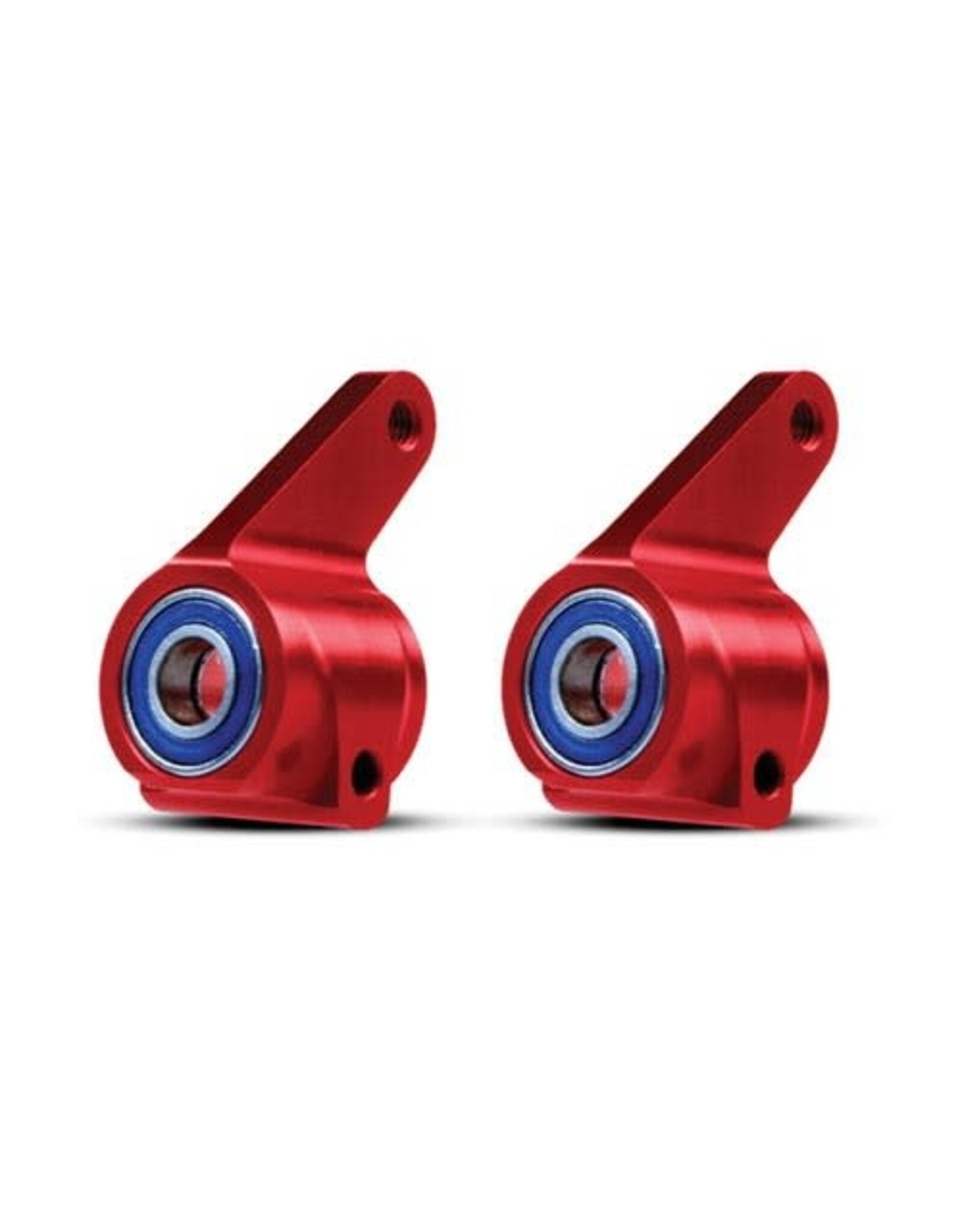 Traxxas Aluminum Steering Blocks w/Ball Bearings (Red) (2)