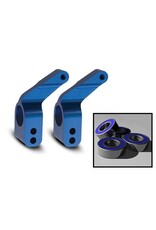 Traxxas Aluminum Stub Axle Carrier (Blue) (2)