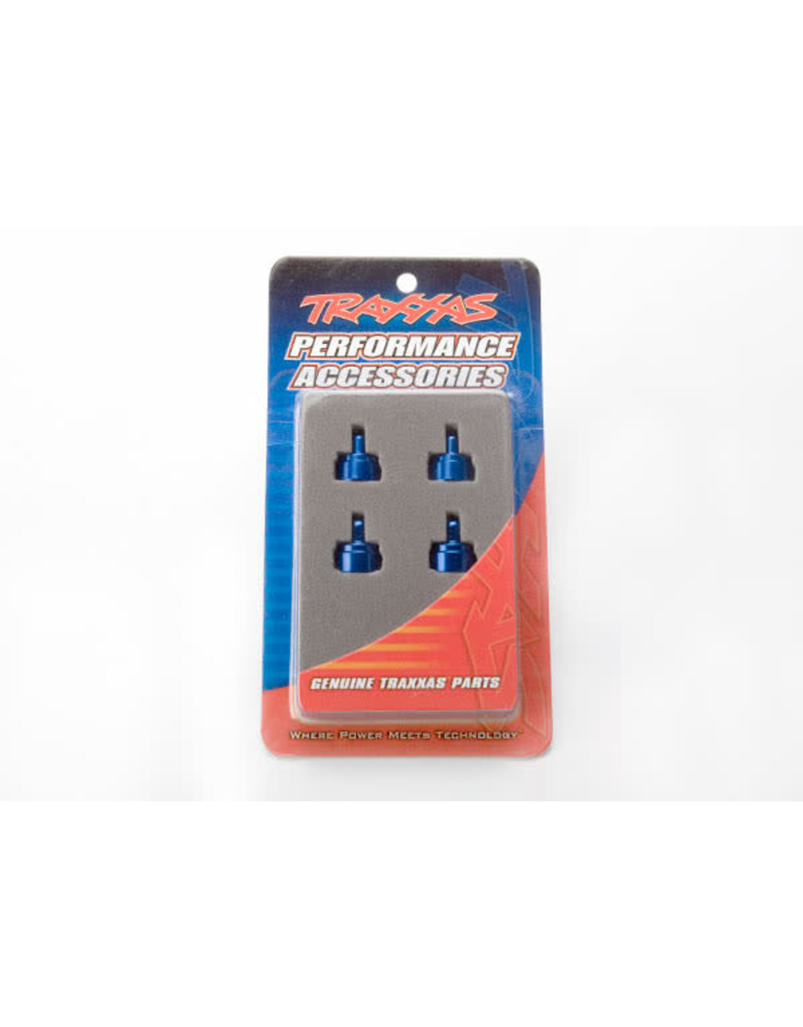 Traxxas Aluminum Ultra Shock Cap (Blue) (4)