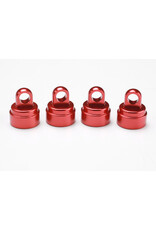 Traxxas Aluminum Ultra Shock Cap (Red) (4)