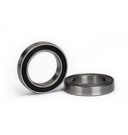 Traxxas Ball bearing, black rubber sealed (15x24x5mm) (2)