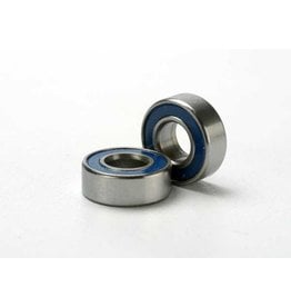 Traxxas Ball Bearing, Blue Rubber Sealed (5x11x4mm) (2)