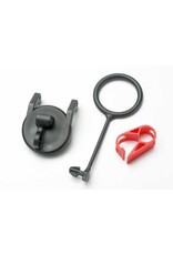 Traxxas Pull Ring, Fuel Tank Cap (1)/ Engine Shut-Off Clamp (1)