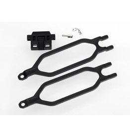 Traxxas Hold down, battery (2)/ hold down retainer/ battery post