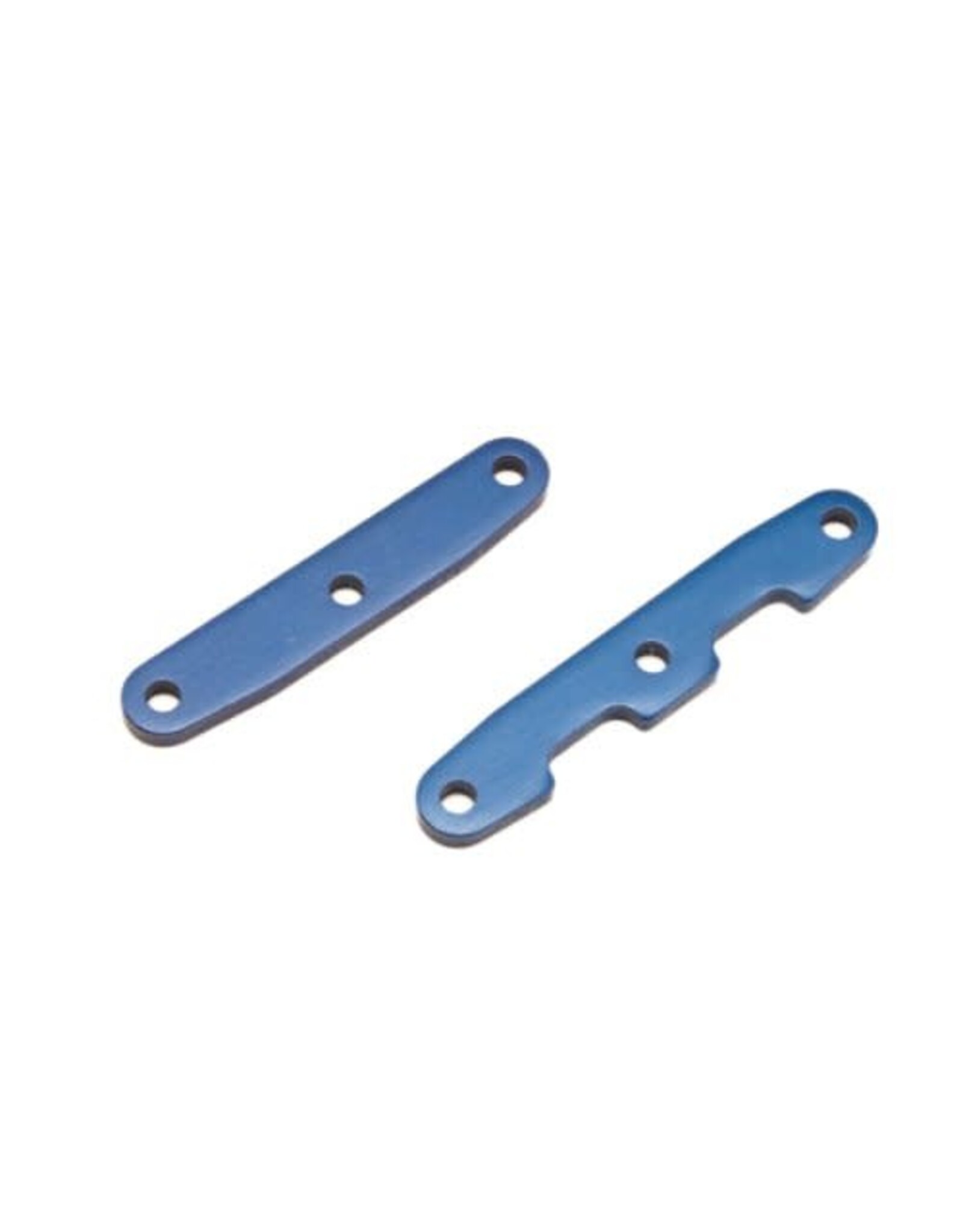 Traxxas Bulkhead tie bars, front & rear, aluminum (blue-anodized