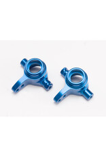 Traxxas Aluminum Steering Block Set (Blue) (2)