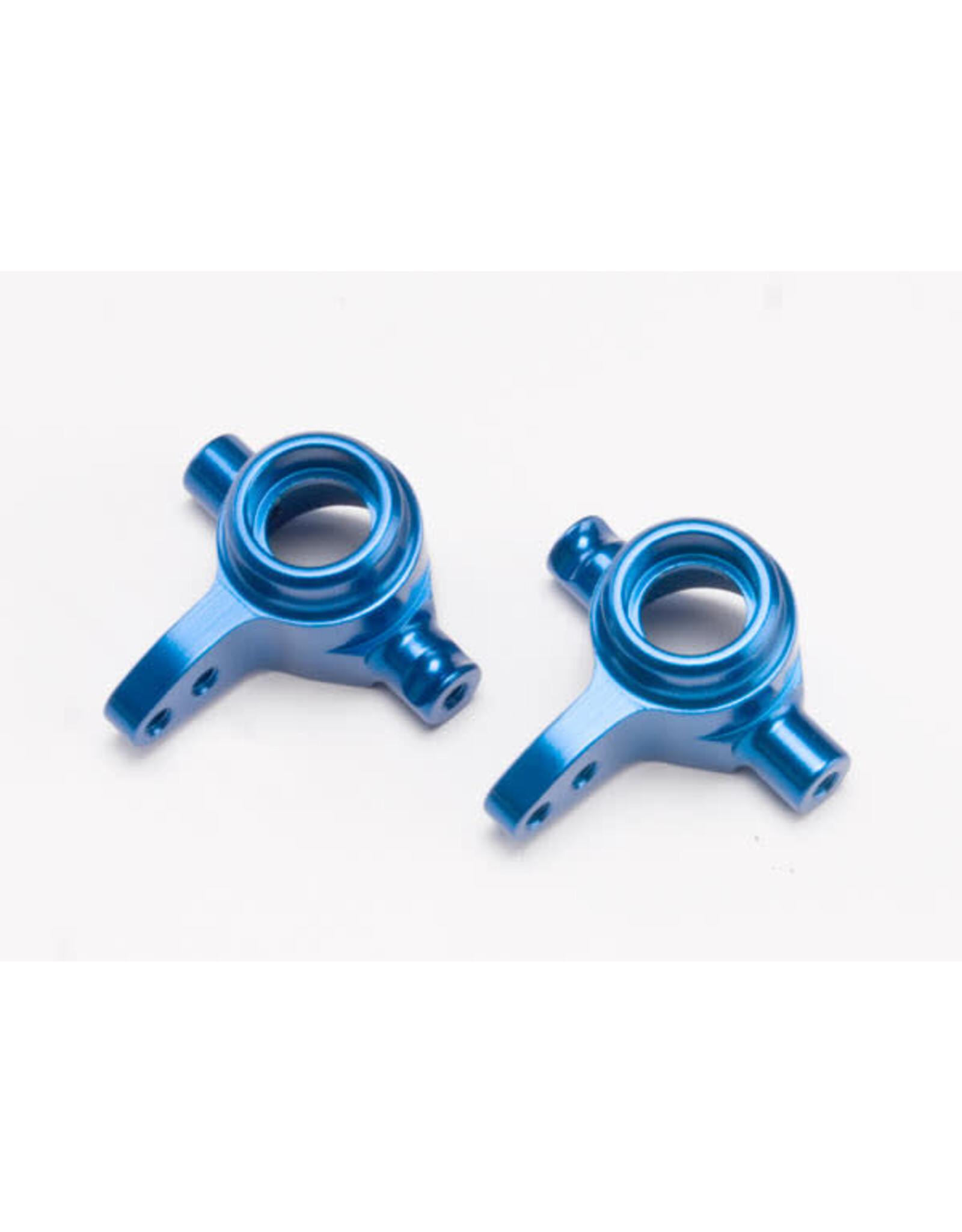 Traxxas Aluminum Steering Block Set (Blue) (2)