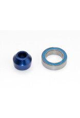 Traxxas Bearing adapter, 6160-T6 aluminum (blue-anodized) (1)