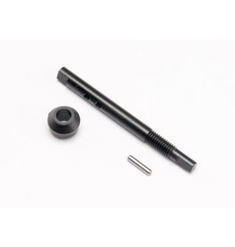 Traxxas Input shaft (slipper shaft)/ bearing adapter (1)/pin (1)