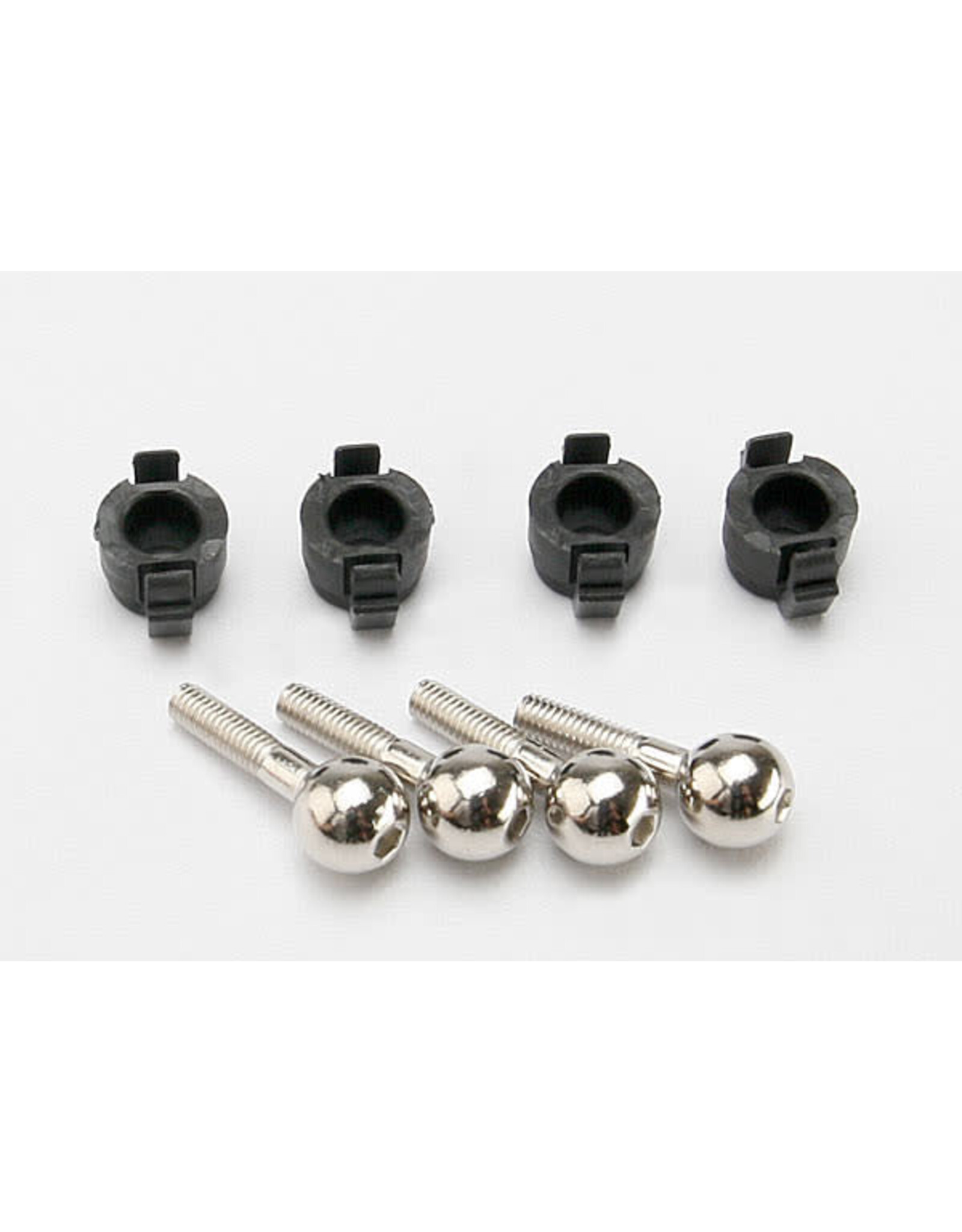 Traxxas Pivot balls (4)/ pivot ball caps (4)