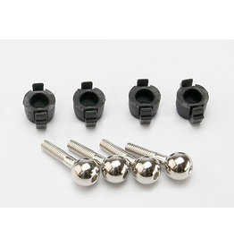 Traxxas Pivot balls (4)/ pivot ball caps (4)