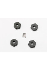 Traxxas Wheel hubs, hex (4)/ axle pins (1.5x8mm) (4)