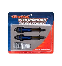 Traxxas Shocks, GTR xx-long blue-anodized, PTFE-coated bodies