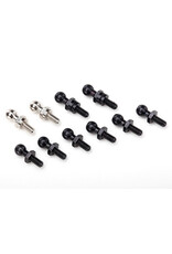 Traxxas Pivot balls: black (6), silver (2), black (long) (2)