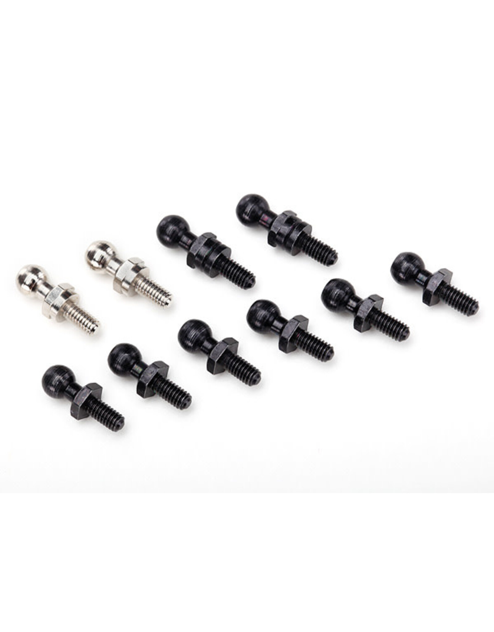 Traxxas Pivot balls: black (6), silver (2), black (long) (2)