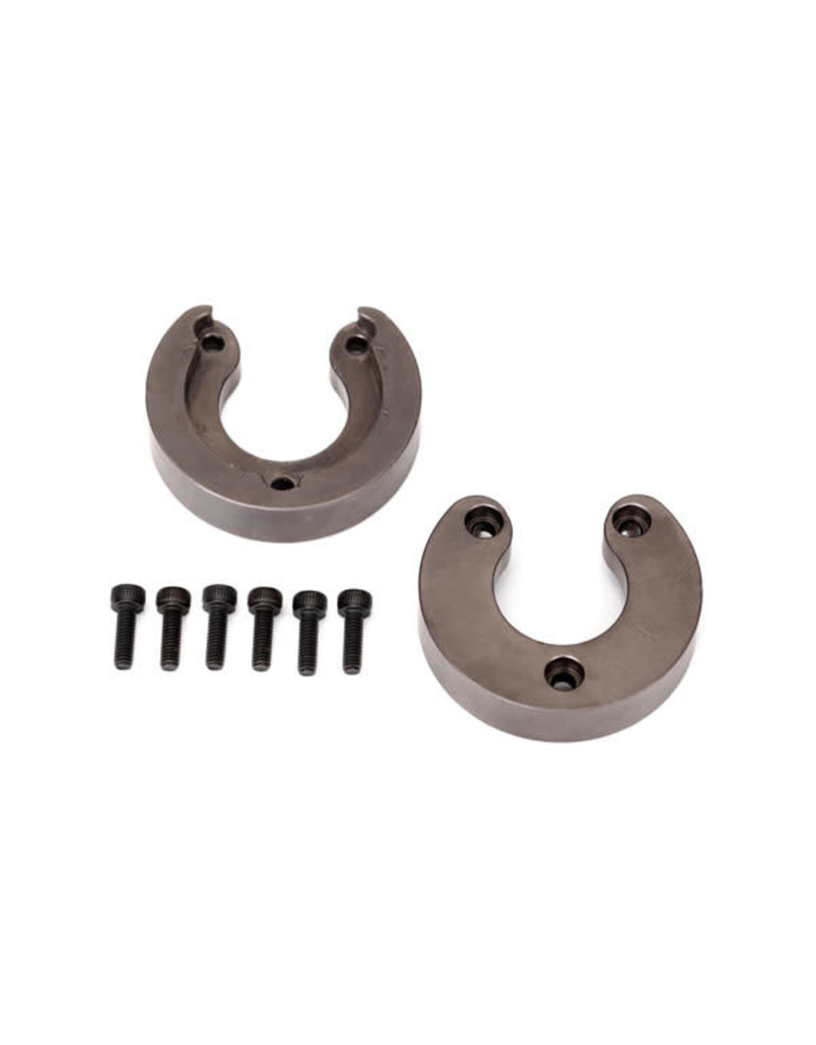 Traxxas Weight, portal housing, brass (34 grams) (2)/ 2.5x8 CS