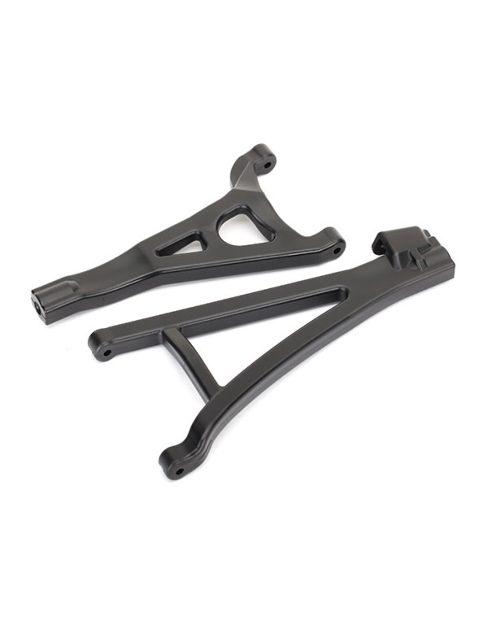 Traxxas Suspension arms, black, front (left), heavy duty