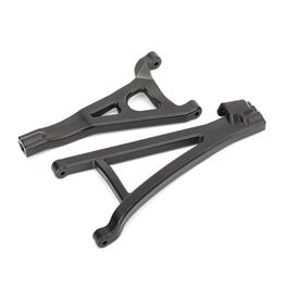 Traxxas Suspension arms, black, front (left), heavy duty