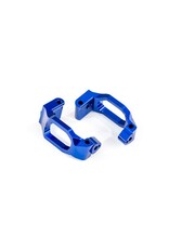 Traxxas Caster blocks (c-hubs), 6061-T6 aluminum (blue-anodized)