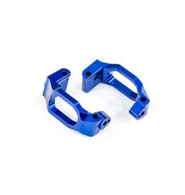 Traxxas Caster blocks (c-hubs), 6061-T6 aluminum (blue-anodized)