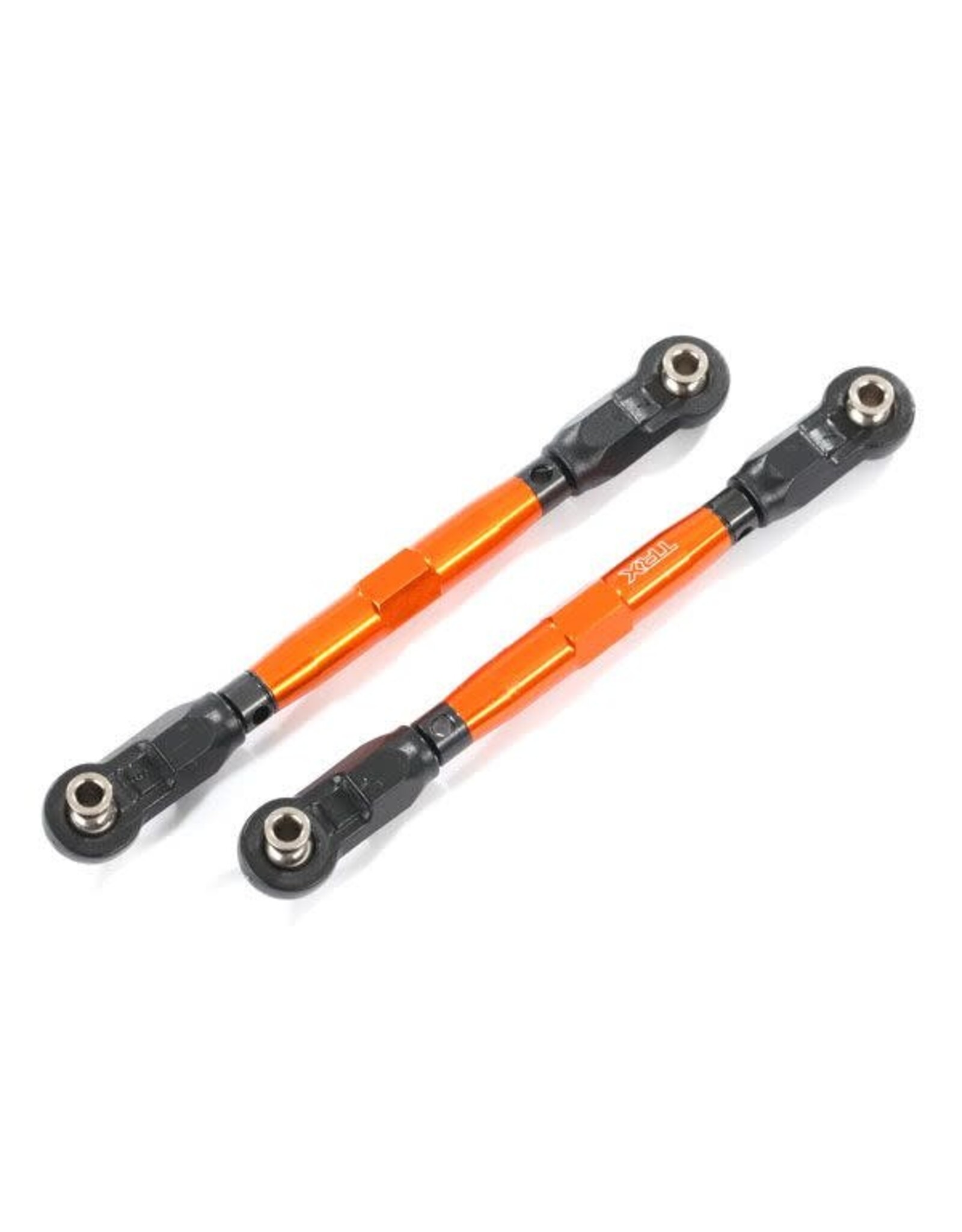 Traxxas Toe links, front (TUBES orange-anodized)