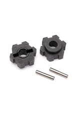 Traxxas Wheel hubs, hex (2)/ 2.5x12 pins (2)