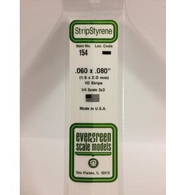 Evergreen STRIPS.060"X.080" (10/PK)