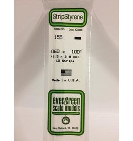 Evergreen STRIPS.060"X.100" (10/PK)