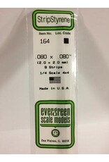 Evergreen STRIPS.080"X.080" (9/PK)
